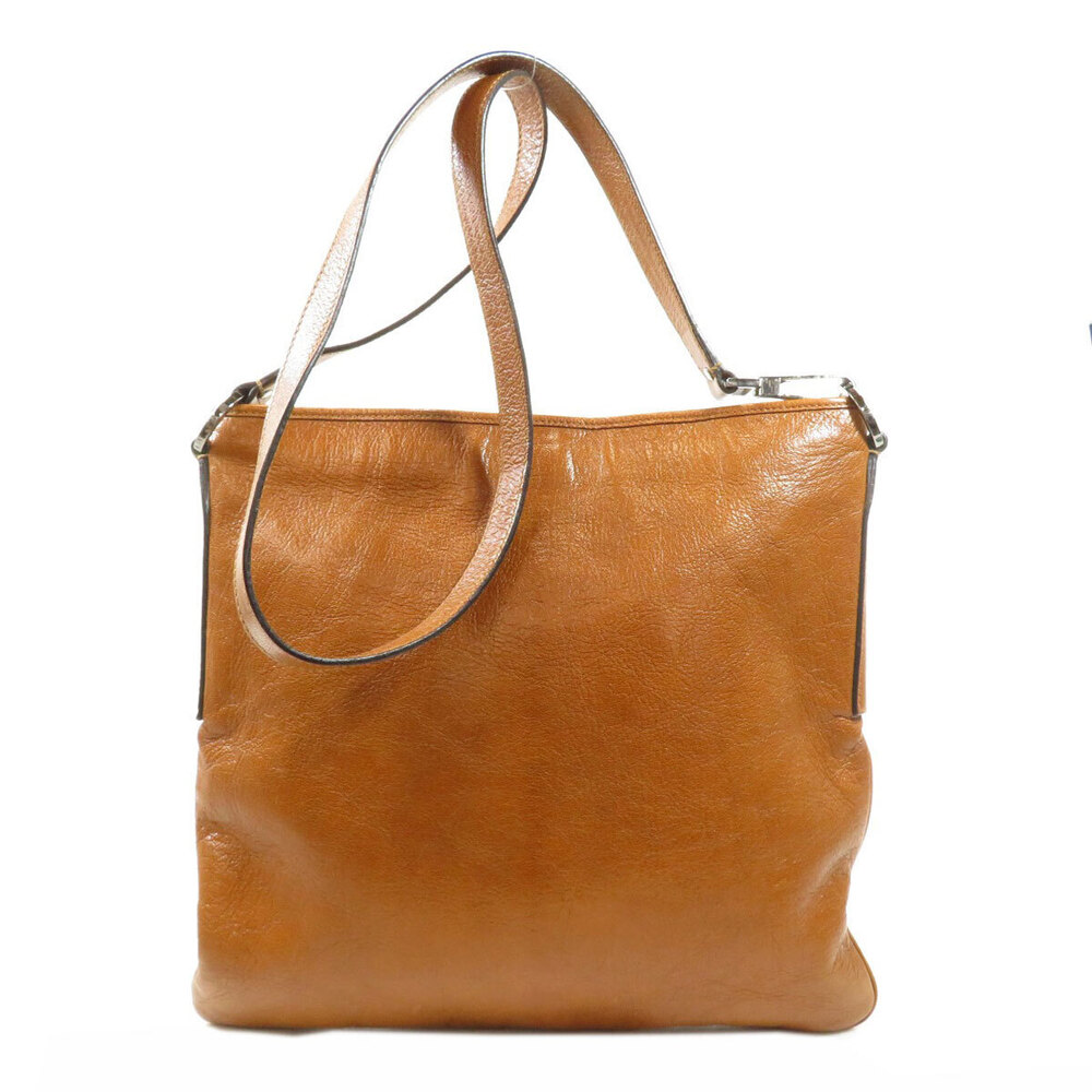 Gucci shoulder luxurious pebbled bag brown leather long Brown